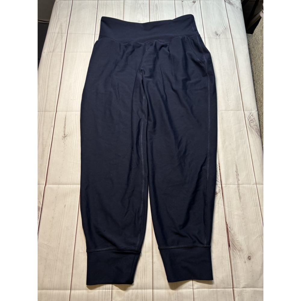 Old Navy High Rise Jogger Navy Blue Petite Large Womens